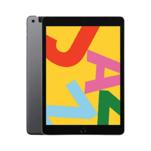 Apple-iPad 2019 (7th Gen) 10.2-Inch 128GB Wi-Fi Space Grey - International Version Renewed