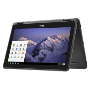 DELL : Chromebook 3100 2in1 Laptop With 11.6-Inch Display,Intel Celeron N4020 Processor/4GB RAM/32GB Emmc/Intel UHD Graphics English Black English Black