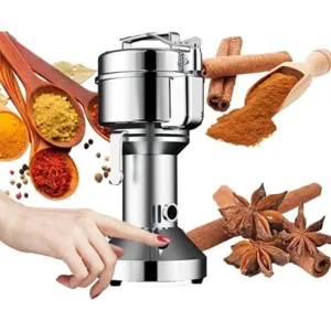 Generic Silver Crest 1500W Electric Grain Grinder – High-Speed Stainless Steel Pulverizer for Spices, Herb