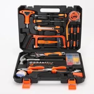 RWRW General Household Hand Tool Kit Portable Combination Mixed Tool Set for Car Home Auto Repair