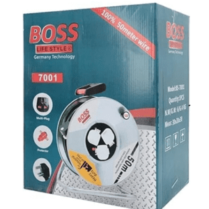 BOSS Electric Cable Reel – 50m Extension Cord