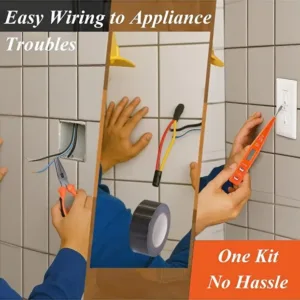 RWRW General Household Hand Tool Kit Portable Combination Mixed Tool Set for Car Home Auto Repair 6 1 org zoom 16 6