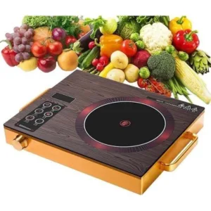 Silver Crest Induction Hob, Portable Electric Induction Cooker Cooktop Single 3500W Plate Electric H