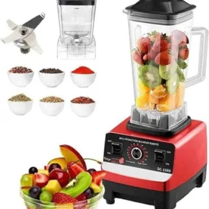 Silver Crest 5500W Heavy Duty Commercial Grade Blender Multifunctional Juicer Mixer with SC 1589