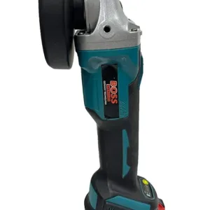 boss life style Cordless Angle Grinder Machine 115mm-4.5" with 2 Batteries 118V + Metal Disc full se