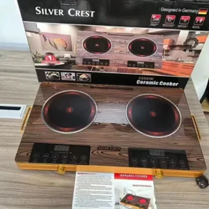 Silver Crest Electric Burner Cooker Electric Stove 2 Burner Without Gas