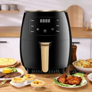Silver Crest Digital Air Fryer for Healthy Oil-Free Cooking - Multi-Use 2400W One Touch Digital Air Fryer for Dee