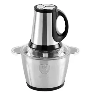 Silver Crest Heavy Duty 3.8L Food Processor: 300W Meat Grinder, Chopper, Sausage Maker, Steel Bowl & Blades