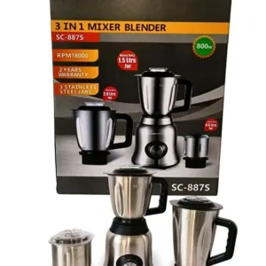 Silver Crest Electric Mixer Blender 3-in-1