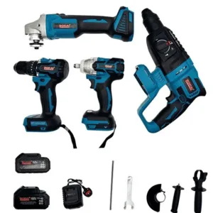 Bonai BN-HK47 Cordless Brushless 4-in-1 Tool Kit (Drill, Impact Wrench, Hammer Drill, Grinder)