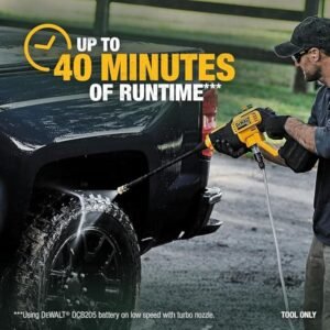 DEWALT Cordless Pressure Washer, Power Cleaner, 550-PSI, 1.0 GPM, Tool Only, Battery and Charger Not Included 3 715iCaFrcGL. AC SX679