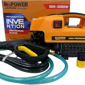 High Pressure Washer, 500-3000W, Yellow, Portable with Industry Motor,