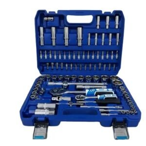 Boss Socket & Ratchet Tool Set 94 Piece – Complete Mechanics Kit with Extension Bars, Screwdriver Bits & Storage Case for Home,