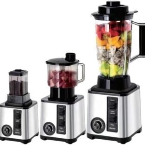 8-in-1 Professional High-Power Blender 9500W – 3.5L Multi-Speed Electric Mixer with Pulse Function & 3 Containers