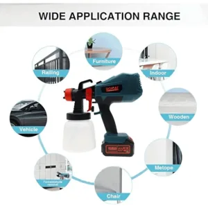 Boss UltimatePro 1000 ml HVLP Paint Sprayer - Advanced Technology with Jog Wheel Control, Detachable 3 1 org zoom 19 1