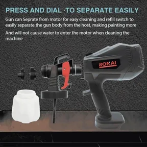 Boss UltimatePro 1000 ml HVLP Paint Sprayer - Advanced Technology with Jog Wheel Control, Detachable 5 1 org zoom 21 1