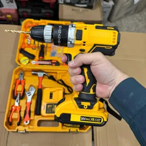 Boss High-Power 21V Cordless Drill Driver, 1350RPM, Pistol Grip 5 1 org zoom 45 1