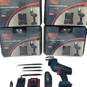 BOSS Cordless Sabre Saw, 36VF Max Lithium-ion, 3000 RPM, with Case and Accessories
