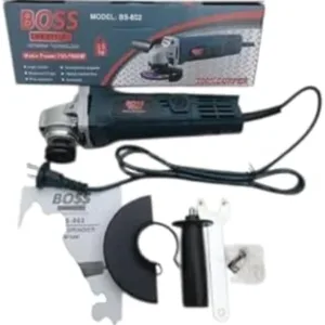Generic Boss Electric Angle Grinder, Model BS-802, Professional Power Tool with Safety Guard, 750W Motor,