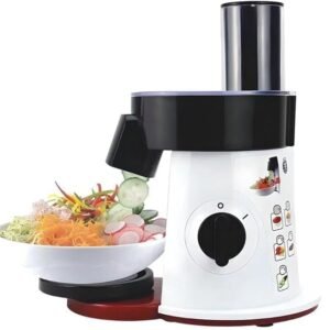 Electric Salad Maker 5-in-1, 200W, Multifunctional Food Processor with 5 Blades, 31cm Height