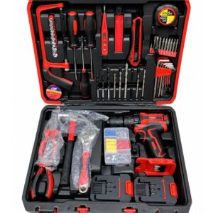 BOSS 108 Piece Cordless Drill Tool Kit – Complete Home & DIY Set